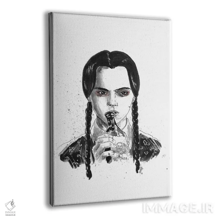 تابلو وندزدی آدامز (شخصیت خانواده آدامز) اثر آدام مایکلز - نمای پرسپکتیو محصول