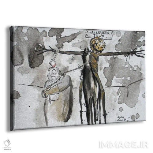 تابلو این هالووین است ۲۵ (ارجاع به فیلم یا آهنگ) اثر آدام مایکلز - نمای پرسپکتیو محصول