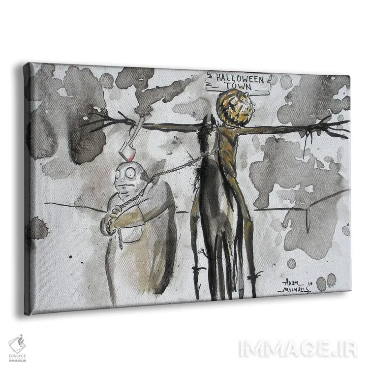تابلو این هالووین است ۲۵ (ارجاع به فیلم یا آهنگ) اثر آدام مایکلز - نمای پرسپکتیو محصول