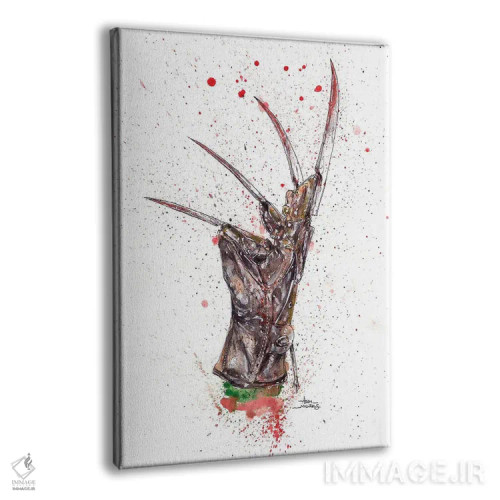 تابلو دستکش فردی (شخصیت فیلم ترسناک) اثر آدام مایکلز - نمای پرسپکتیو محصول