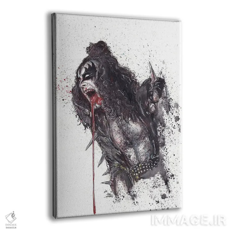 تابلو بوسه اثر آدام مایکلز - نمای پرسپکتیو محصول