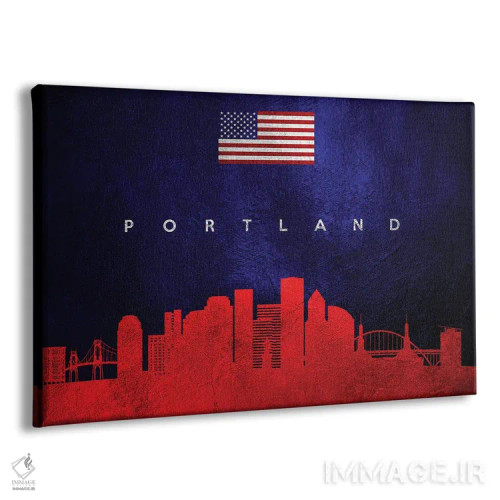 تابلو منظره افقی پورتلند (اورگن) اثر آدریان بالدُوینو - نمای پرسپکتیو محصول