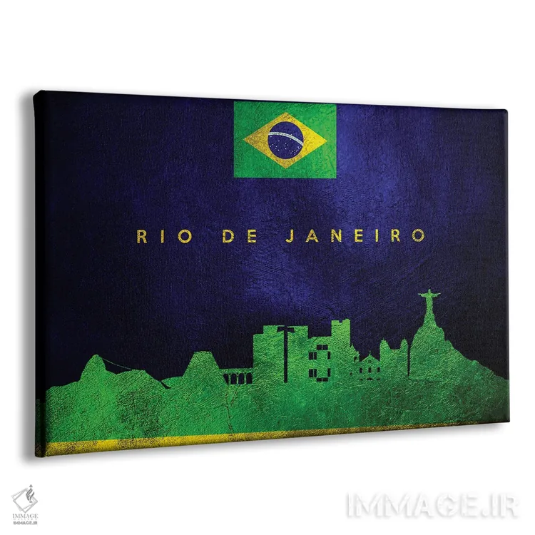 تابلو منظره افقی ریو دو ژانیرو (برزیل) اثر آدریان بالدُوینو - نمای پرسپکتیو محصول