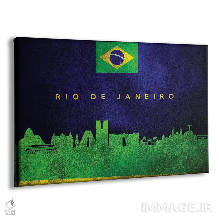 تابلو منظره افقی ریو دو ژانیرو (برزیل) ۲ اثر آدریان بالدُوینو - نمای پرسپکتیو محصول