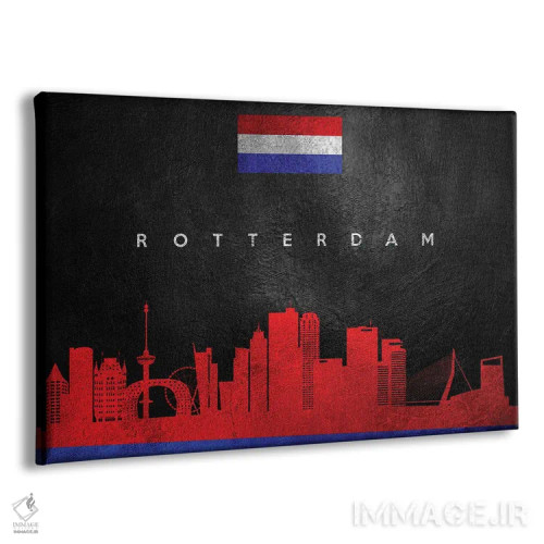 تابلو افق روتردام هلند اثر آدریان بالدُوینو - نمای پرسپکتیو محصول