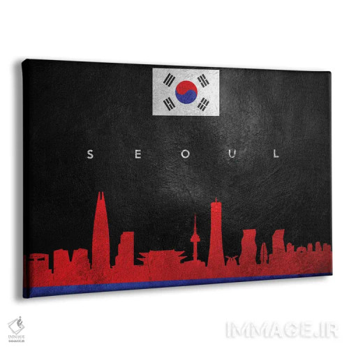 تابلو افق سئول کره جنوبی اثر آدریان بالدُوینو - نمای پرسپکتیو محصول