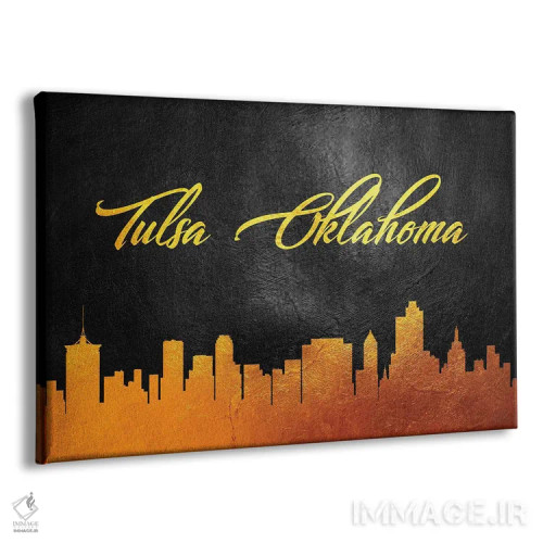 تابلو افق طلایی تولسا اوکلاهما اثر آدریان بالدُوینو - نمای پرسپکتیو محصول