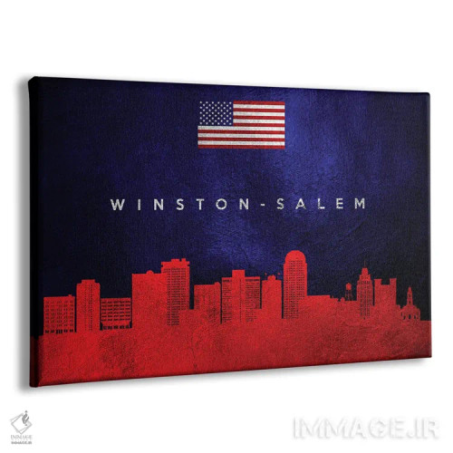 تابلو خط افق وینستون-سیلم، کارولینای شمالی اثر آدریان بالدُوینو - نمای پرسپکتیو محصول