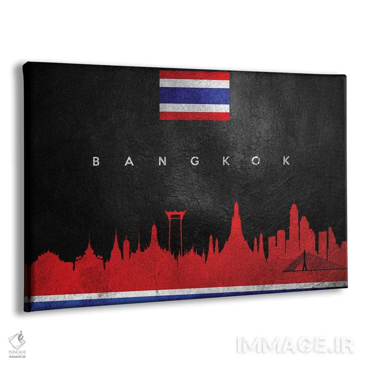 تابلو خط افق بانکوک، تایلند اثر آدریان بالدُوینو - نمای پرسپکتیو محصول