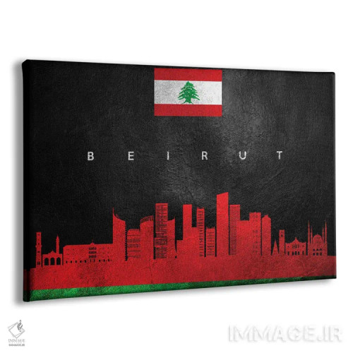 تابلو خط افق بیروت، لبنان اثر آدریان بالدُوینو - نمای پرسپکتیو محصول