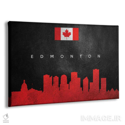 تابلو خط افق ادمونتون، کانادا اثر آدریان بالدُوینو - نمای پرسپکتیو محصول