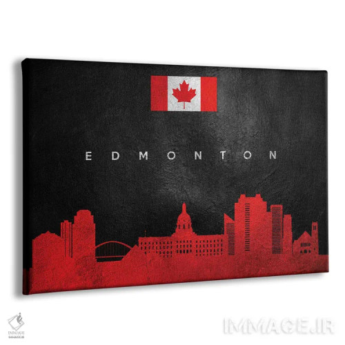 تابلو خط افق ادمونتون، کانادا؛ نسخه ۲ اثر آدریان بالدُوینو - نمای پرسپکتیو محصول