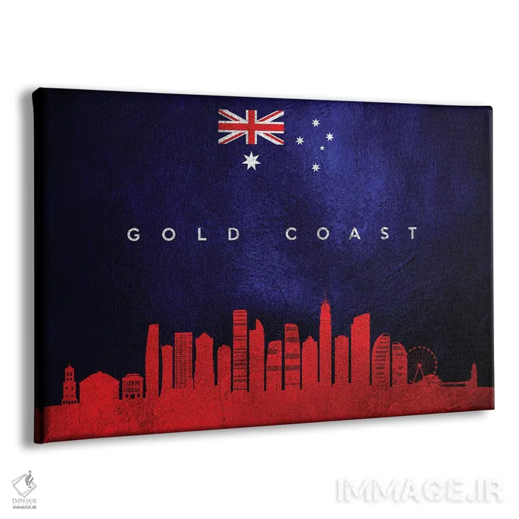 تابلو خط افق گلد کوست، استرالیا اثر آدریان بالدُوینو - نمای پرسپکتیو محصول