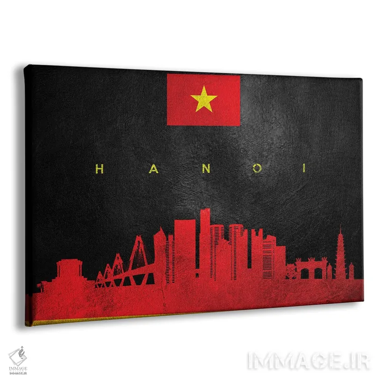 تابلو خط افق هانوی، ویتنام اثر آدریان بالدُوینو - نمای پرسپکتیو محصول