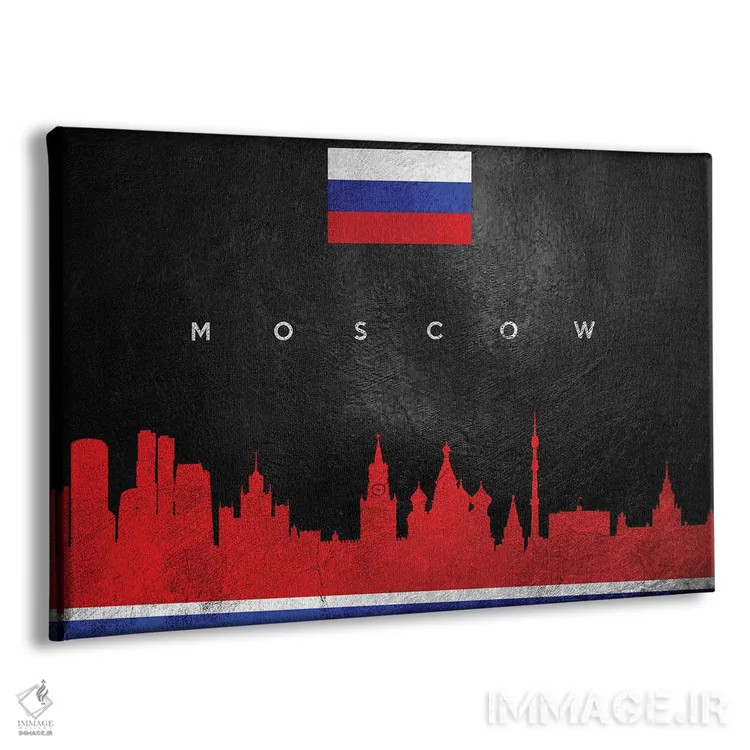 تابلو خط افق مسکو، روسیه اثر آدریان بالدُوینو - نمای پرسپکتیو محصول