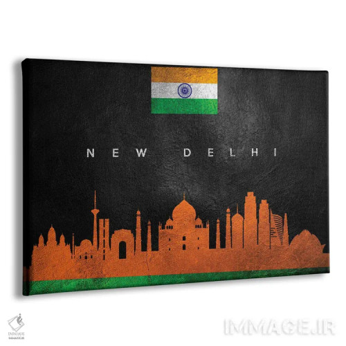تابلو خط افق دهلی نو، هند اثر آدریان بالدُوینو - نمای پرسپکتیو محصول