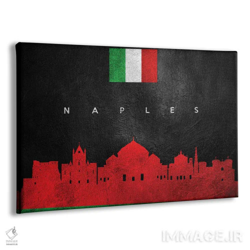 تابلو خط افق ناپل، ایتالیا اثر آدریان بالدُوینو - نمای پرسپکتیو محصول