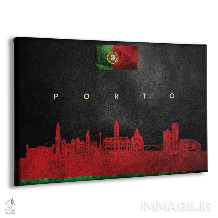 تابلو خط افق پورتو، پرتغال اثر آدریان بالدُوینو - نمای پرسپکتیو محصول