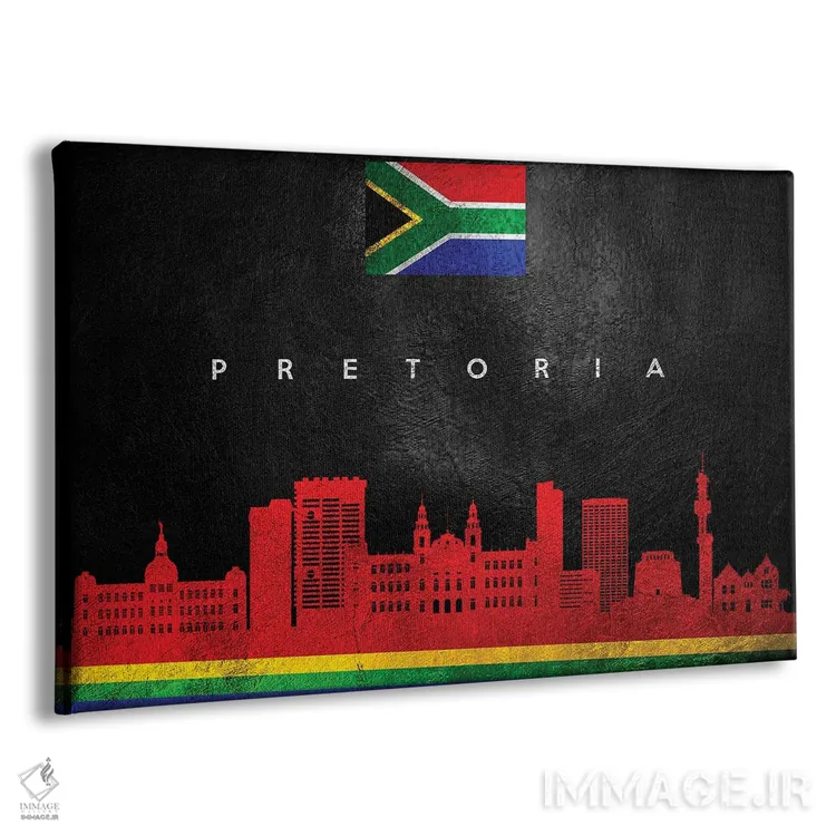 تابلو خط افق پرتوریا، آفریقای جنوبی اثر آدریان بالدُوینو - نمای پرسپکتیو محصول