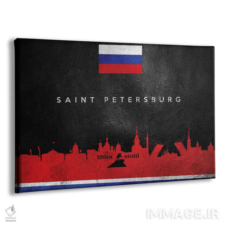 تابلو خط افق سن پترزبورگ، روسیه؛ نسخه ۲ اثر آدریان بالدُوینو - نمای پرسپکتیو محصول