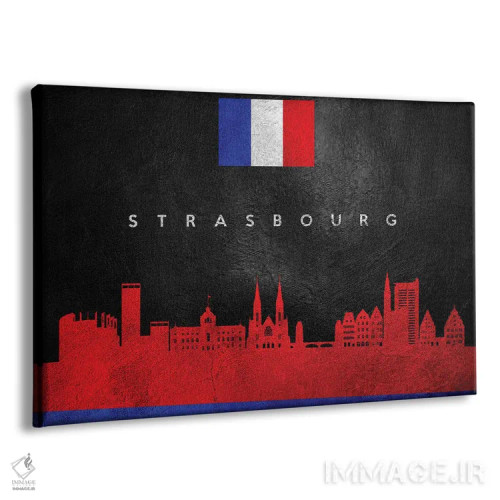 تابلو خط افق استراسبورگ، فرانسه اثر آدریان بالدُوینو - نمای پرسپکتیو محصول