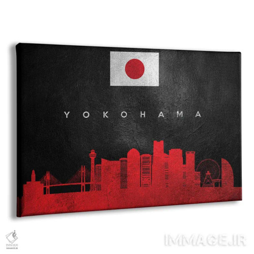 تابلو خط افق یوکوهاما ژاپن اثر آدریان بالدُوینو - نمای پرسپکتیو محصول