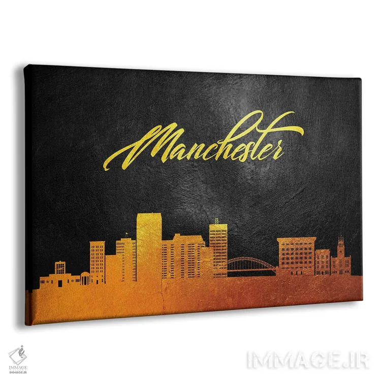 تابلو خط افق طلایی منچستر نیوهمپشایر اثر آدریان بالدُوینو - نمای پرسپکتیو محصول