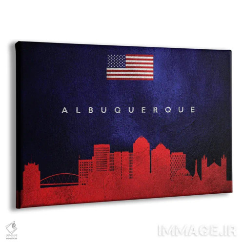 تابلو خط افق آلبوکرکی نیومکزیکو اثر آدریان بالدُوینو - نمای پرسپکتیو محصول