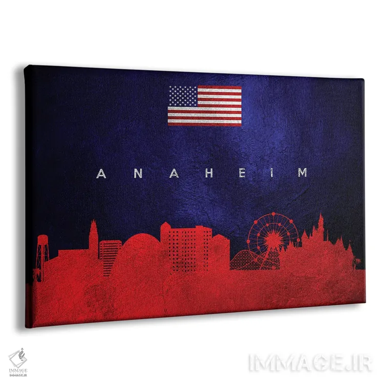 تابلو خط افق آناهیم کالیفرنیا اثر آدریان بالدُوینو - نمای پرسپکتیو محصول