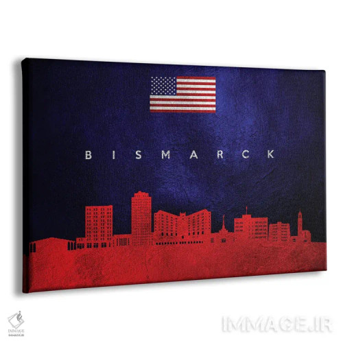 تابلو خط افق بیزمارک داکوتای شمالی اثر آدریان بالدُوینو - نمای پرسپکتیو محصول