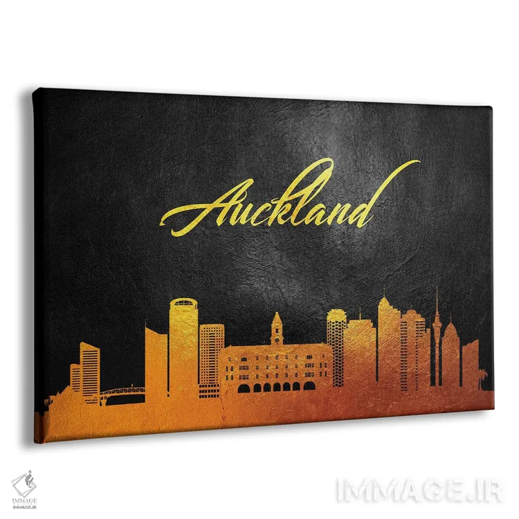 تابلو خط افق طلایی اوکلند، نیوزیلند اثر آدریان بالدُوینو - نمای پرسپکتیو محصول