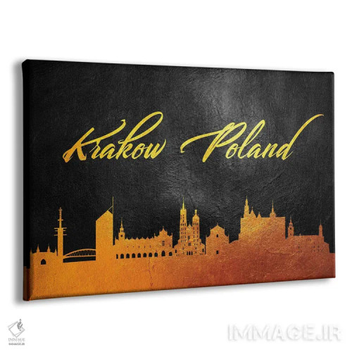 تابلو خط افق طلایی کراکوف، لهستان اثر آدریان بالدُوینو - نمای پرسپکتیو محصول