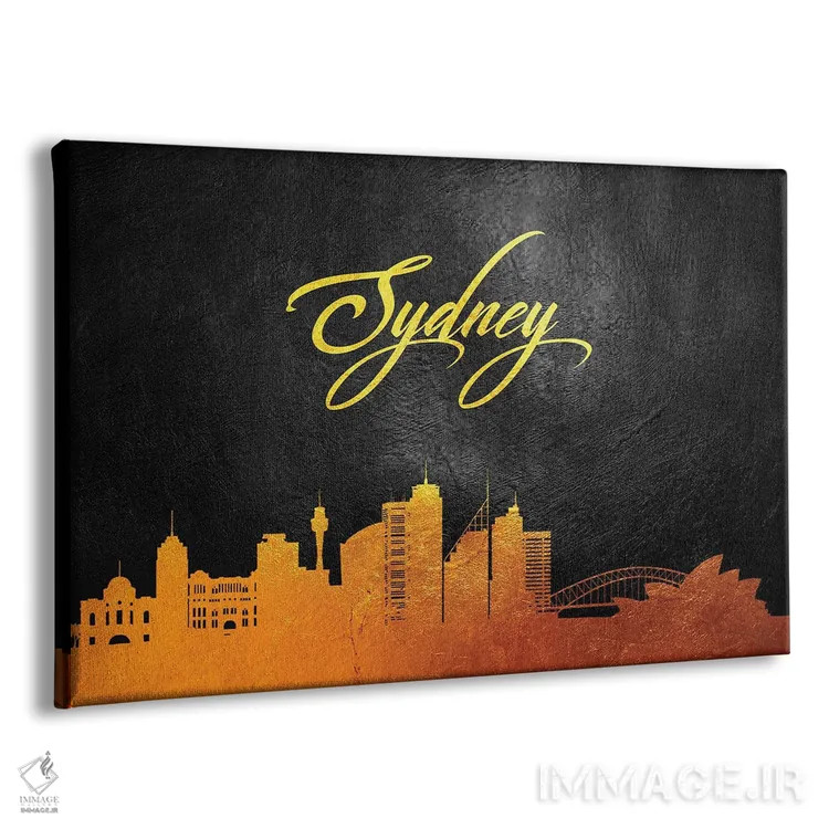 تابلو خط افق طلایی سیدنی، استرالیا اثر آدریان بالدُوینو - نمای پرسپکتیو محصول