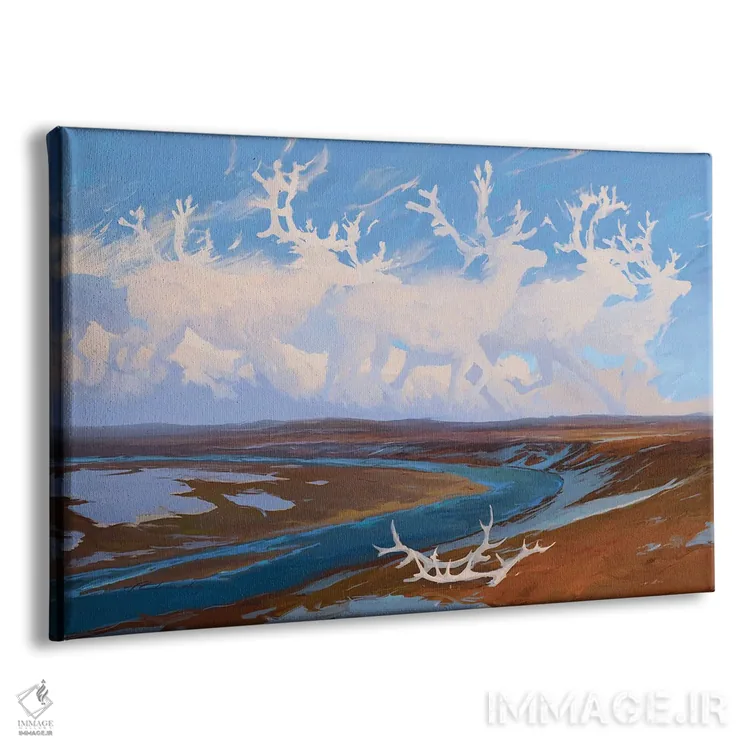 تابلو افسانههای شمال اثر آرتم رادس چبوخا - نمای پرسپکتیو محصول