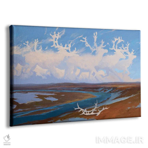 تابلو افسانههای شمال اثر آرتم رادس چبوخا - نمای پرسپکتیو محصول