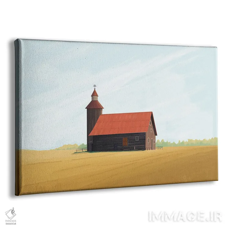 تابلو انبار ۳ اثر آرکتیک فریم (کادر یا قاب قطبی) - نمای پرسپکتیو محصول