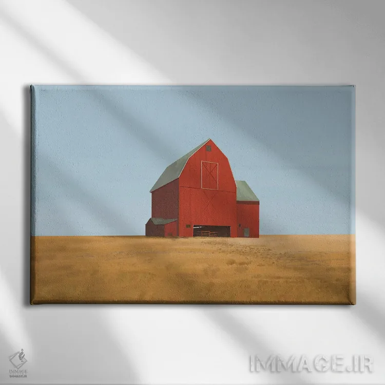 تابلو انبار ۲ اثر آرکتیک فریم (کادر یا قاب قطبی) - نمای روبهرو روی دیوار