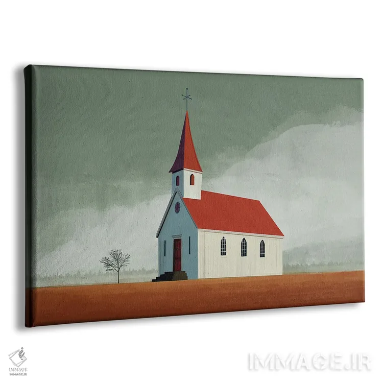 تابلو انبارها ۵ اثر آرکتیک فریم (کادر یا قاب قطبی) - نمای پرسپکتیو محصول