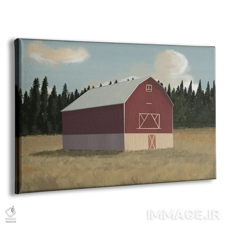 تابلو انبار ۴ اثر آرکتیک فریم (کادر یا قاب قطبی) - نمای پرسپکتیو محصول