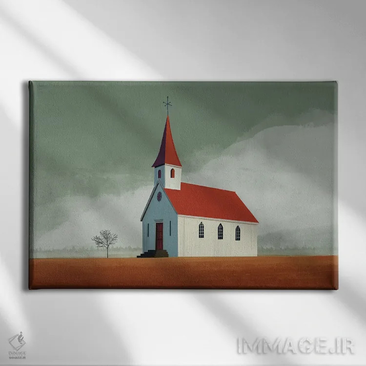 تابلو انبارها ۵ اثر آرکتیک فریم (کادر یا قاب قطبی) - نمای روبهرو روی دیوار