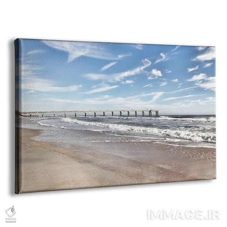 تابلو اسکله ساحلی اثر آکوستا - نمای پرسپکتیو محصول