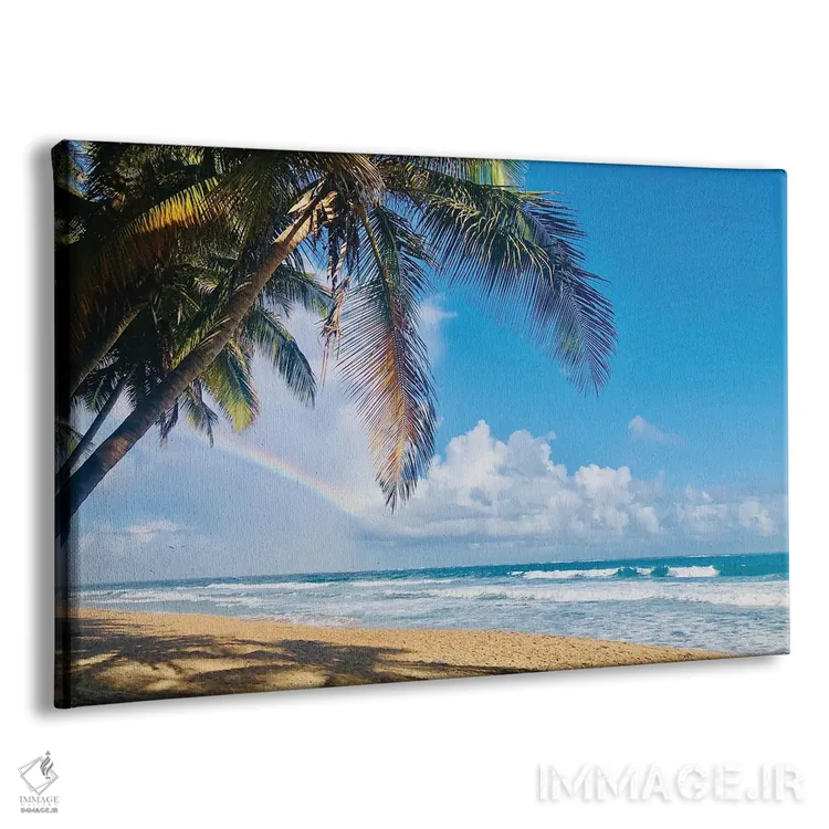 تابلو زیر نخلها اثر آکوستا - نمای پرسپکتیو محصول