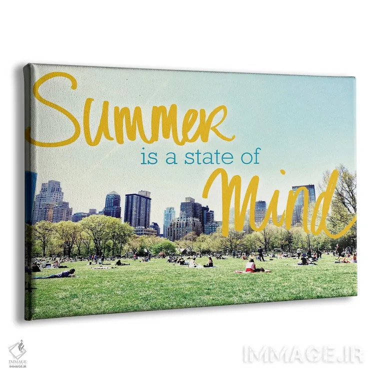 تابلو تابستان حال و هوای ذهن است اثر آکوستا - نمای پرسپکتیو محصول