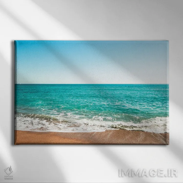 تابلو یادآوری خاطرات در ساحل اثر آکوستا - نمای روبهرو روی دیوار