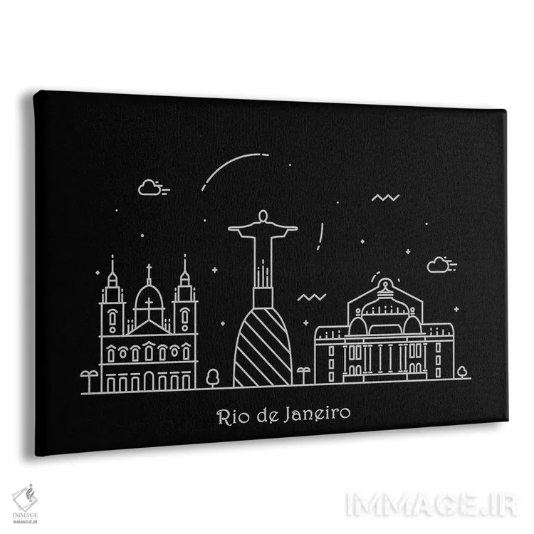 تابلو ریو (برزیل) اثر آیشه دنیز آکِرمان - نمای پرسپکتیو محصول