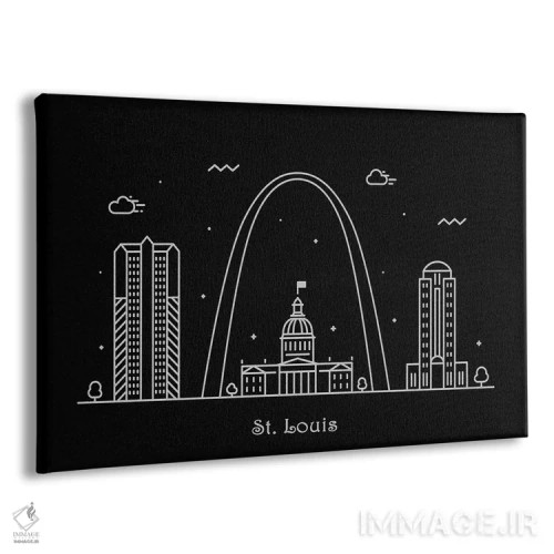 تابلو سنت لوئیس (ایالات متحده) اثر آیشه دنیز آکِرمان - نمای پرسپکتیو محصول