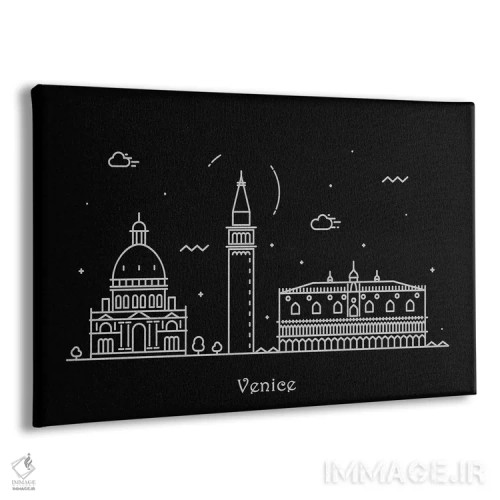 تابلو ونیز (ایتالیا) اثر آیشه دنیز آکِرمان - نمای پرسپکتیو محصول