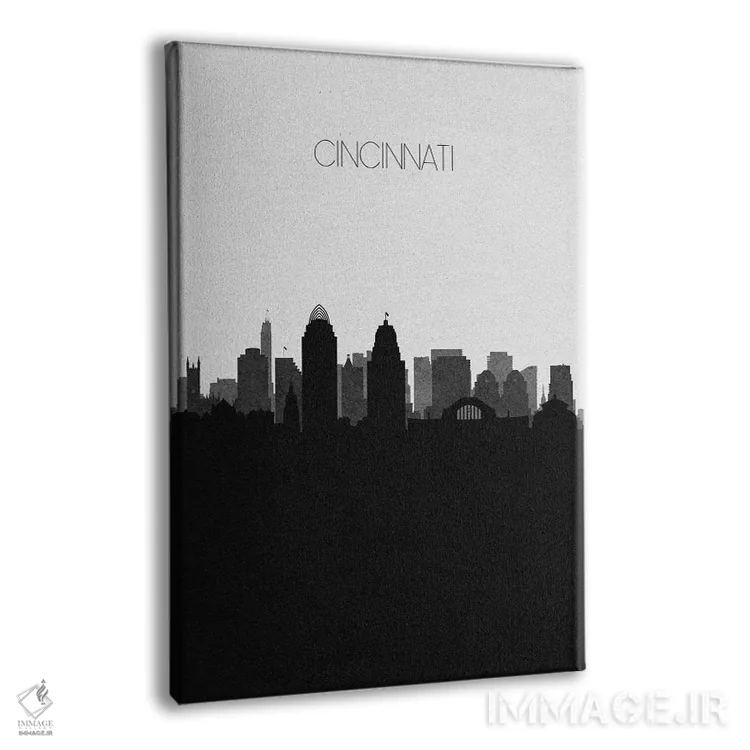 تابلو نما و افق شهری سینسیناتی، اوهایو اثر آیشه دنیز آکِرمان - نمای پرسپکتیو محصول