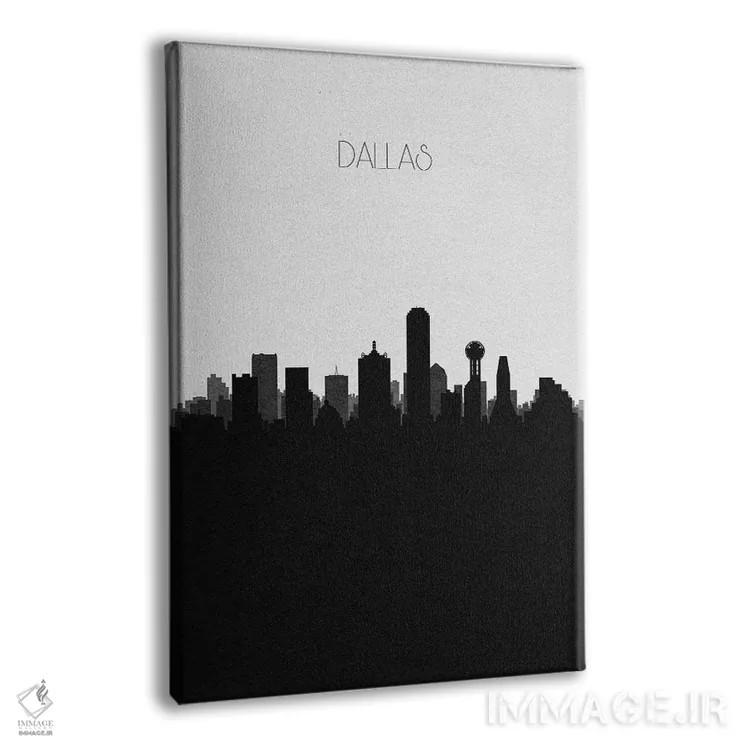 تابلو نما و افق شهری دالاس، تگزاس اثر آیشه دنیز آکِرمان - نمای پرسپکتیو محصول