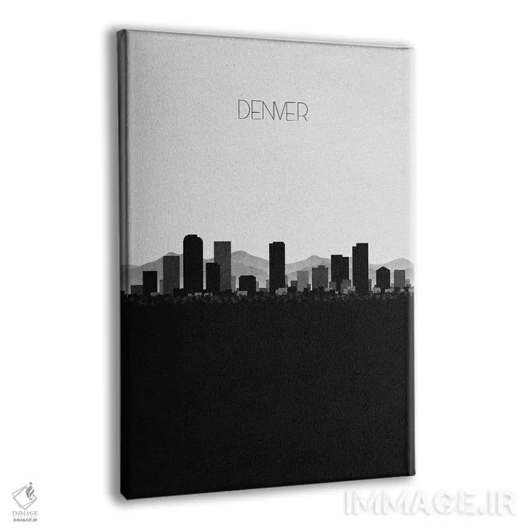 تابلو خط افق شهر دنور، کلرادو اثر آیشه دنیز آکِرمان - نمای پرسپکتیو محصول